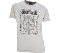 Orange T-Shirt Crest Grey S