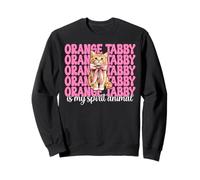 Orange Tabby Is My Spirit, Gatto Arancione tigrato Felpa