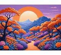 Orange Tree 120 Piece Jigsaw Puzzles for Adults, Colourful, Challenging & Brainteasing Adult puzzles 120 Pieces Plant, Fun jigsaws for The Whole Family 10x8 inch