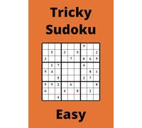 Orange Tricky Sudoku Book, 9x9 Puzzles, 250 Pages, 6x9, Easy