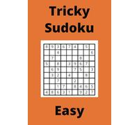 Orange Tricky Sudoku Book, 9x9 Puzzles, 300 Pages, 6x9, Easy