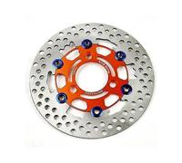 (Orange) Universal 3 Hole Rpm Aluminum Alloy Floating Disc Motorcycle Brake Pad 220mm Disc Brake With 70mm Hole Distance H
