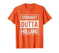Orange: Vintage Funny Straight Outta Holland Netherlands Maglietta