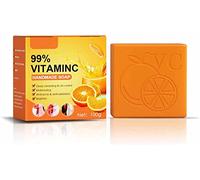 Orange Vitamin C Handmade Soap 100g | Elements Vitamin C Whitening Soap,Natural Organic Soap with 99% Vitamin C,Skin Whitening Soap Bar with Orange Extract for Women