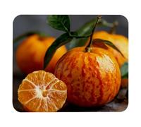 Orange Wild Mandarin Mouse Pad Morbido Mousepad Piccolo Tappetino Scrivania per Computer Accessori Scrivania Ufficio 25X30Cm
