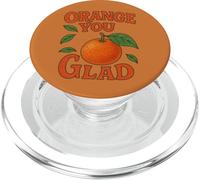 Orange You Glad It's a Sweet Retro Sunshine Tipo di Giorno PopSockets PopGrip per MagSafe