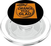 Orange You Glad It's a Sweet Retro Sunshine Tipo di Giorno PopSockets PopGrip per MagSafe