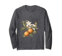 Orange You Glad We Met, motivo floreale con agrumi Maglia a Manica
