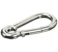 Orangemarine 45137 Moschettone a Pera con Anello, Stainless Steel, Taglia Unica