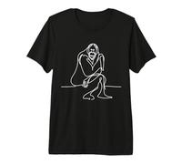 Orangutan Linework Appassionati di Primati Maglietta Premium