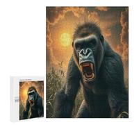 Orangutan Puzzle 500 Pezzi Rompicapo Natale Premium Idea Regalo Paisaje Edificio Per Lui E Famiglia Sfida Intelligente Rilassamento Pressione Ridotta in Inverno 500 PCS