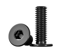 ORANXIN M5 x 20mm 20 Pcs Esagono interno Extra sottili Testa piatta Bulloni A basso profilo Computer Viti per macchine