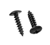 ORANXIN M5 x 40mm 20 Pcs Testa rotonda Viti per legno 304 Acciaio inossidabile Croce Fungo Testa Coda a punta Viti autofilettanti