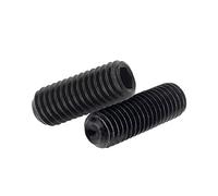 ORANXIN Presa esagonale Viti di arresto Livello 12.9 Acciaio legato Esagono Viti Senza testa Allen Pomello M6 x 5mm 20 Pcs