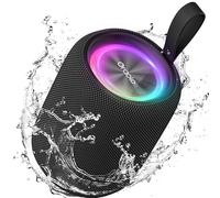 oraolo Cassa Bluetooth, Speaker Bluetooth BT5.3 Con Luci RGB, Impermeabile IPX6, Riproduzione di 8 Ore Supporta TF, USB, Speaker Bluetooth Portatile per Casa, Ciclismo, Festa