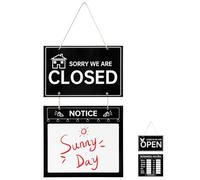 Orario lavorativo sospeso cancellabile su entrambi i lati Open Closed Orari di apertura cartello per bar ristoranti negozi di fiori