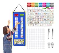 Orario visivo giornaliero per bambini,Programma visivo per tabella delle attività per bambini,Scheda temporale di responsabilità - Tabella del calendario della tabella di pianificazione del programma