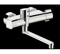 Hansa Hansaclinca Miscelatore di sicurezza per lavabo, senza contatto, sporgenza 286 mm, cromo, 08866202