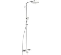 Oras Optima Style set per vasca e doccia a parete con termostato con soffione cromo 7193NU