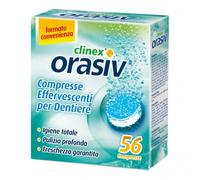 Orasiv Clinex 56 Compresse Effervescenti per Protesi Dentaria