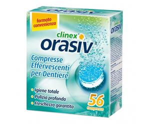 Orasiv Clinex 56 Compresse Effervescenti per Protesi Dentaria