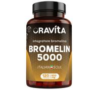 Oravita Bromelin 5000 GDU Bromelina Forte Drenante - 120 Capsule 1 pz