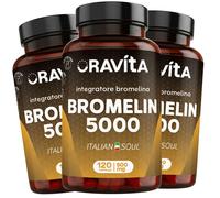 Oravita Bromelin 5000 GDU Bromelina Forte Drenante 3 pz Capsule