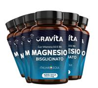 Oravita Magnesio Bisglicinato 450mg + Vitamina D3 B6 - 720 Capsule 6 p