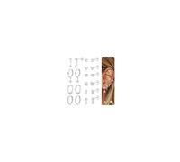 ORAZIO 10 Paia Orecchini Acciaio Chirurgico Cerchio Orecchini Argento Donna Piercing Orecchio Set Argento Orecchini Cerchio Donna Orecchini Anallergici Gioielli Donna