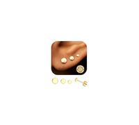 ORAZIO 3 Paias Orecchini Donna Argento 925 Set Orecchini Donna Piccolo CZ Stella Cuore Orecchini Anallergici Donna Helix Piercing Orecchio