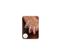 ORAZIO 3 Pairs Orecchini Cerchio Argento Orecchini Donna Argento 925 Cartilagine Piercing Orecchio Anallergici Set Orecchini Argento Orecchini a Cerchio Gioielli Donna