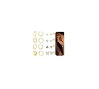 ORAZIO 8 Paia Orecchini Acciaio Chirurgico Set Orecchini Oro Donna Piercing Orecchio Anallergici Acciaio Inossidabile Orecchini Cerchio Piccoli Orecchini a Bottone Conch Helix Piercing Gioielli