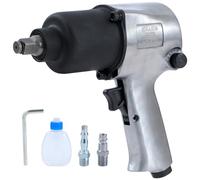ORAZIO Avvitatore a Impulsi Pneumatico 1/2" 600 Nm Chiave a Percussione ad Aria Svita e Avvita per Ruote Auto Furgoni Moto Garage Utensile Pneumatico (Budget)