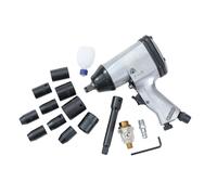 ORAZIO Avvitatore a Impulsi Pneumatico Set 1/2", Pistola Pneumatica Heavy Duty B