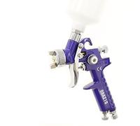 ORAZIO HVLP Mini Pistola a Spruzzo Gravità 100CC 0,5mm Ugello in Rame Spruzzatore per Vernice in Alluminio Compressore d'Aria per Auto Recinzione Verniciatura Spruzzatura 22145605