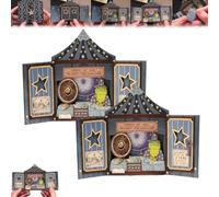 Orazio il Saggio - Il grande rospo astrologo Biglietto natalizio pop-up, Circo fantasy a strati 3D e Biglietto d'auguri natalizi per astrologia, Regalo magico unico da collezione (2pcs)