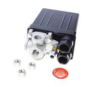 ORAZIO Interruttore di Controllo della Pressione del Compressore d'Aria G1/4" 220V 16A 3 Porte Monofase con Viti per Valvola di Controllo della Pompa Compressore d'Aria 214124