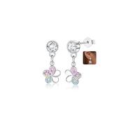 ORAZIO Orecchini Pendenti in Argento 925 per Donne Bambini Ragazze, Orecchini a Goccia a Forma di Farfalla Cuore Stella e Fiore Orecchini Penzolanti in Zirconia Colorata Ipoallergenici Regalo