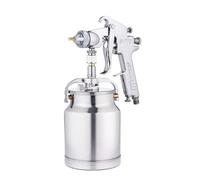 ORAZIO Pistola a Spruzzo per Verniciatura ad Aria, Professionale 1000ml Ugello da 2,0mm Ad Alta Pressione Grande Volume Ad Aspirazione di Mangime Pistola per Verniciatura 225250