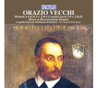 Orazio Vecchi Orazio Vecchi: Mottetti a 4-6 & 8 V. Lib.I-Canzoni Sacre 5-8. (CD)