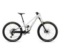 Orbea rallon e10 long mtb a sospensione completa shimano 12s 29 bianco chic diamond black 2026