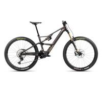Orbea rise lt m10 electric full suspension mtb shimano deore xt slx 12s 630 wh 29 cosmic grey carbon visualizza 2025