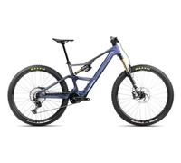 Orbea rise lt m10 mtb elettrica a sospensione completa shimano deore xt slx 12s 630 wh 29 tanzanite blue carbon visualizza 2025