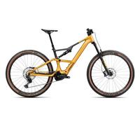 Orbea rise sl h20 mtb elettrica a sospensione completa shimano deore xt slx 12s 630 wh 29 bumblebee yellow black 2025