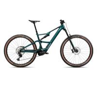 Orbea rise sl h20 mtb elettrica a sospensione totale shimano deore xt slx 12s 630 wh 29 escape green splash ice green 2025