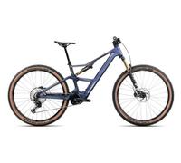 Orbea rise sl m10 mtb elettrica a sospensione completa shimano deore xt slx 12s 630 wh 29 tanzanite blue carbon visualizza 2025