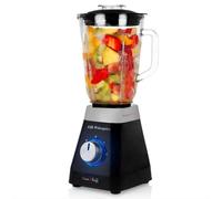 ORBEGOZO BV 6400 Blender in vetro in acciaio inossidabile - potente motore da 500 W - Jug in vetro 1L - Blade in titanio - 2 ve NEW