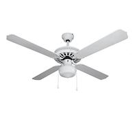 Ventilatore da Soffitto con Luce Orbegozo CL 08132 B 60W 132cm 3 Velocità Funzione Inverno