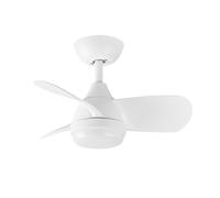 Orbegozo CP 142060 Ventilatore da soffitto, 60 cm, 35 W, motore DC, 6 velocità, 3 pale, silenzioso, telecomando LED, 24 W, 2400 lm, 3000-6000 K, reversibile, estate/inverno, timer 1-8 h, 2 aste