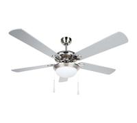 Orbegozo CP 83132 Ventilatore da soffitto con luce - Silenzioso ed efficiente - 5 pale reversibili - Nouvo
